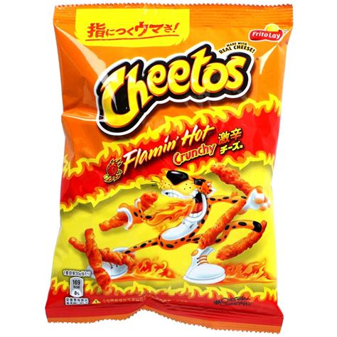 Чипсы Crunhy Cheetos Flamin Hot Кранчи Читос острые купить с доставкой по выгодным ценам в