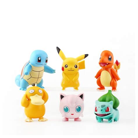 Makecool Pcs Pokemon Pikachu Figures Toys Models