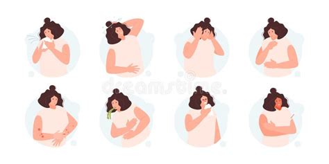 Common Symptoms Of Cancer Stock Vector Illustration Of Physical 139889057