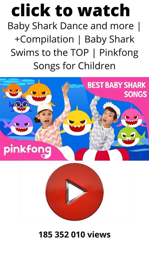 Baby Shark Dance And More Compilation Baby Shark Swims To The Top