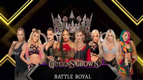 WWE Women Royal Rumble At Queens Crown Match 2k23 Full Gameplay