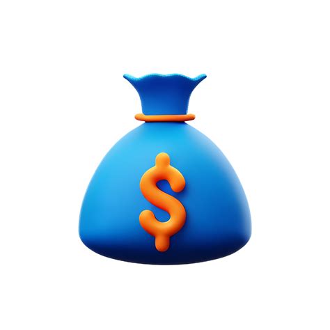 Money Bag 3d Rendering Icon Illustration 28619909 Png