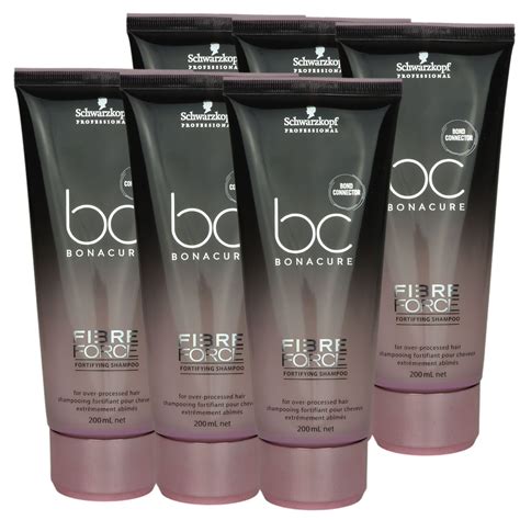 Schwarzkopf BC Bonacure Fibre Force 6 X 200 Ml Shampoo