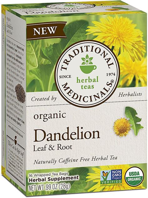 Dandelion Leaf And Root Tea 16 Bags Herbs Direct