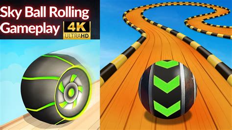 Sky Rolling Ball 3d Gameplay Sky Rolling Ball 3d Balls Race