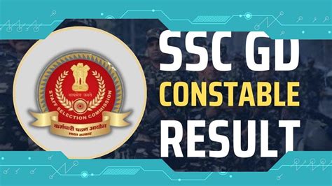 Ssc Gd Result How To Check Constable Expected Cut Off Marks List