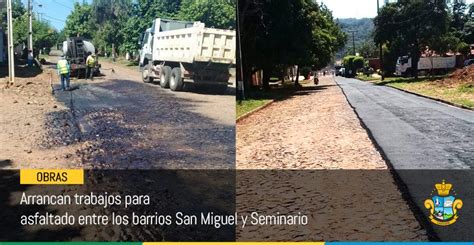 Arrancan Trabajos Para Asfaltado Entre Los Barrios San Miguel Y