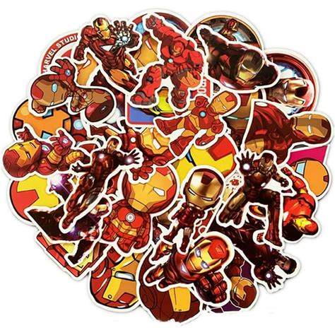 Iron Man Sticker For Computer