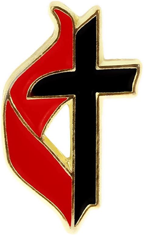 United Methodist Cross And Flame Pin 1 Walmart Business Supplies