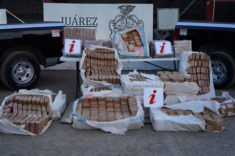 Decomisan Drogas En Ciudad Juárez Valuadas En 2 Millones De Pesos