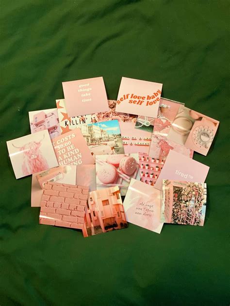 Prints Pink Barbie Wall Collage Kit Aesthetic Room Decor Dorm Wall