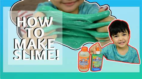 How To Make Slime Diy Elmers Glue Borax Or Contact Solution Free