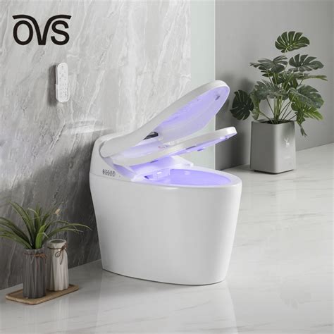 Ovs Cupc Concealed Tank Bathroom Smart Toilet One Piece White Ceramics