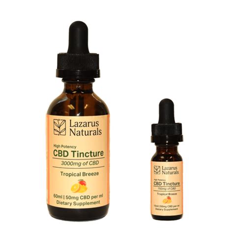 Lazarus Naturals Tropical High Potency Tincture Leafly