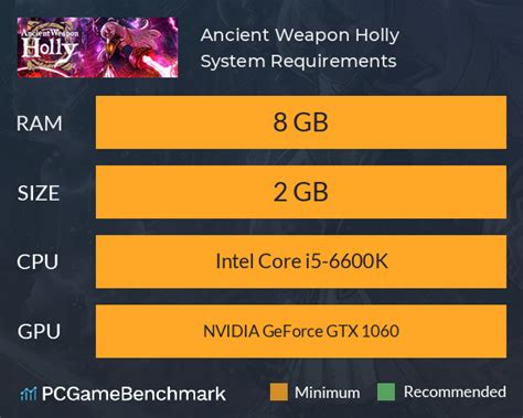 Ancient Weapon Holly System Requirements - Can I Run It? - PCGameBenchmark