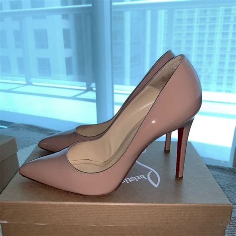 Christian Louboutin Nude Pigalles 100 Sz 41 Gem