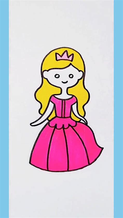 How to Draw a Princess Step By Step Princess Drawing Tutorial [Video ...