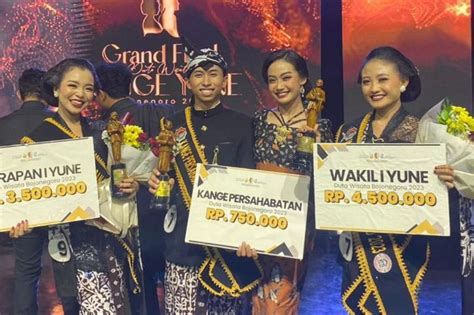 Unigoro Borong Juara Di Grand Final Duta Wisata Kange Yune Bojonegoro