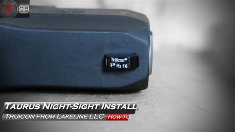 Taurus Pt111 G2 Trijicon Night Sights By Lakeline Youtube