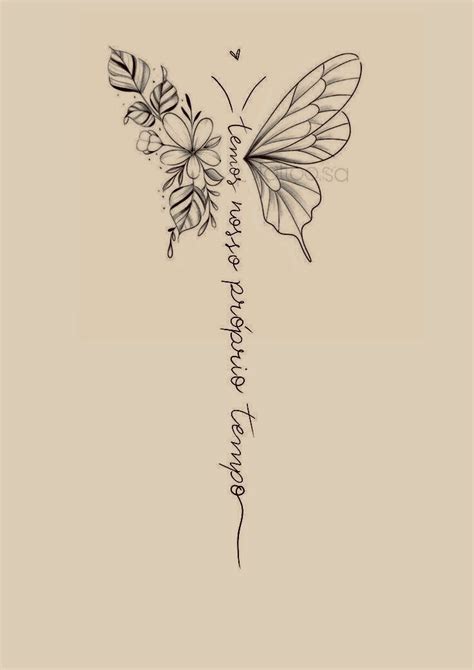 A Drawing Of A Butterfly And Flowers With The Words Love Is In The Air