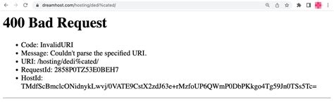 How To Fix The Bad Request Error Methods Dreamhost