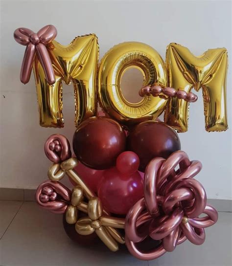 Pin de Cristina Quijano en día de las madres Decoraciones de globos