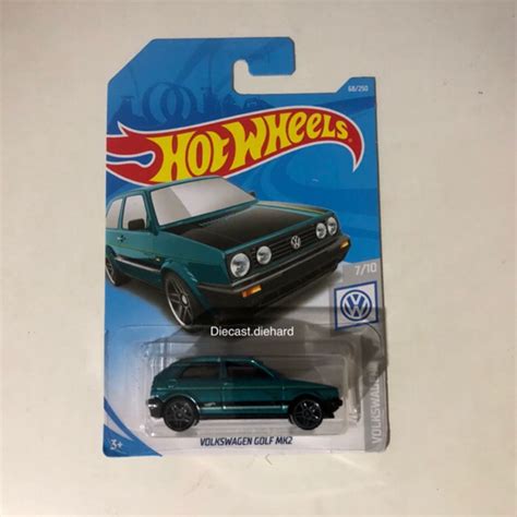 Mattel Hot Wheels Volkswagen Golf MK2 Shopee Malaysia