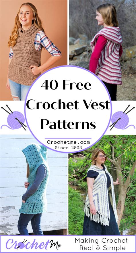 Easy Crochet Vest Patterns Free Printable Chart Pdf Free Crochet Hot Sex Picture