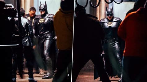 Batgirl Michael Keaton S Batman Spotted In Set Photos For Leslie Grace