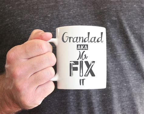 Personalised Mr Fix It Mug Great T Idea For Diy Dad Etsy