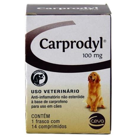 Anti Inflamatório Ceva Carprodyl 100 mg 14 comprimidos Anti