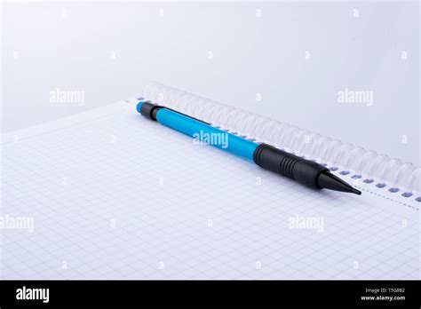 mechanical pencil of various color on white background Stock Photo - Alamy