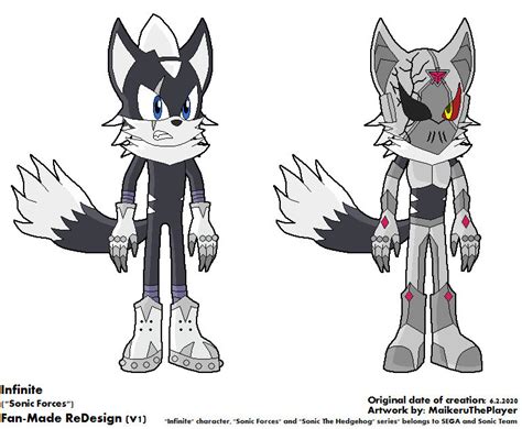 Infinite Sonic Forces Fanmade Redesign V1 By Maikerutheplayer On