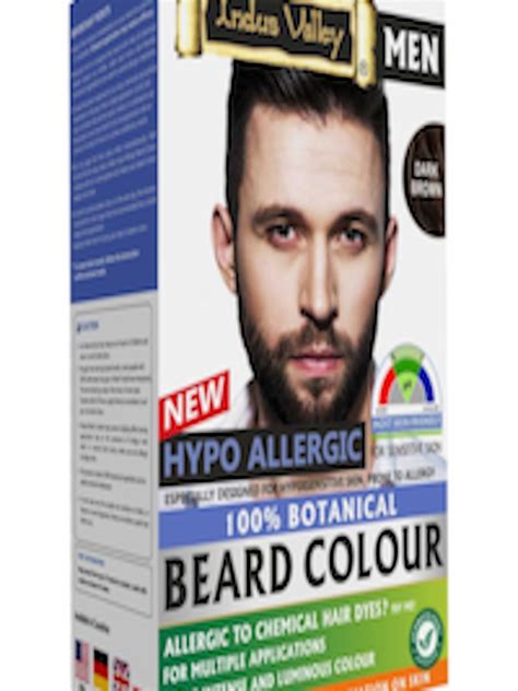 Buy Indus Valley Men Beard Colour100 Botanical Hypo Allergic Dark