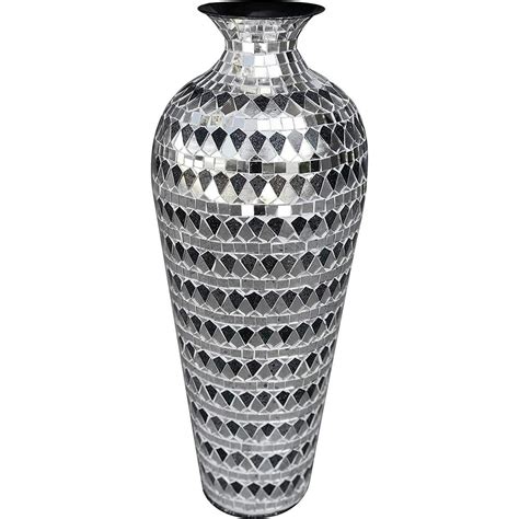 Decorshore Bella Palacio Collection Decorative Mosaic Vase Tall 20 In