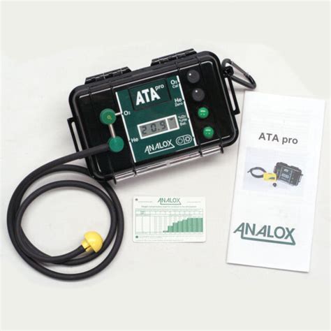 Analox Ata Pro Trimix Analyzer Scuba Dive 36 Mo O2 Sensor Warranty Ebay