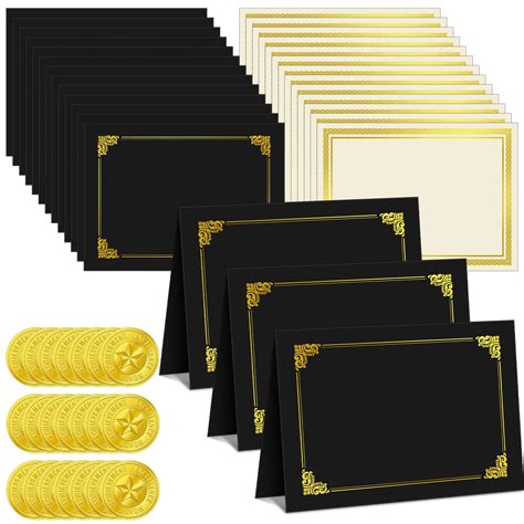 Buy 72 Pcs Certificate Kit Includes 24 Pcs Certificate Holders 24 Pcs