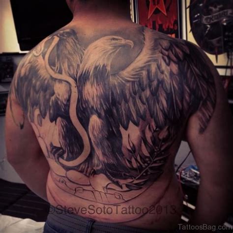 60 Impressive Eagle Tattoos On Back - Tattoo Designs – TattoosBag.com