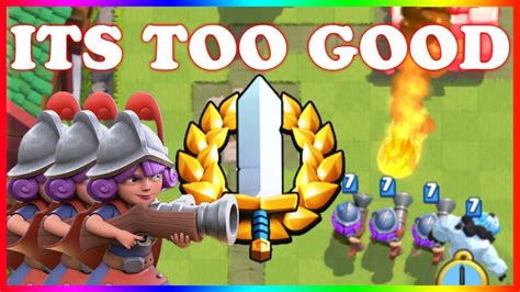 Insane 3 Musketeers Deck Easy Wins Clash Royale Youtube