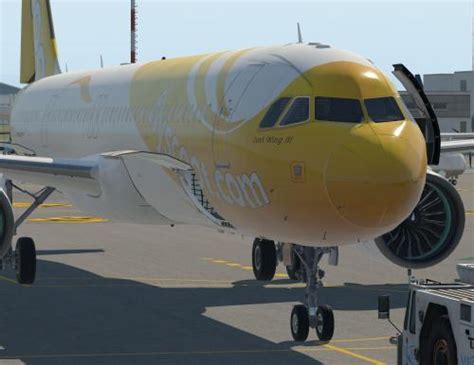 Toliss Airbus A321 Neo Scoot Airlines 9V NCB Just Wing It 9V NCC