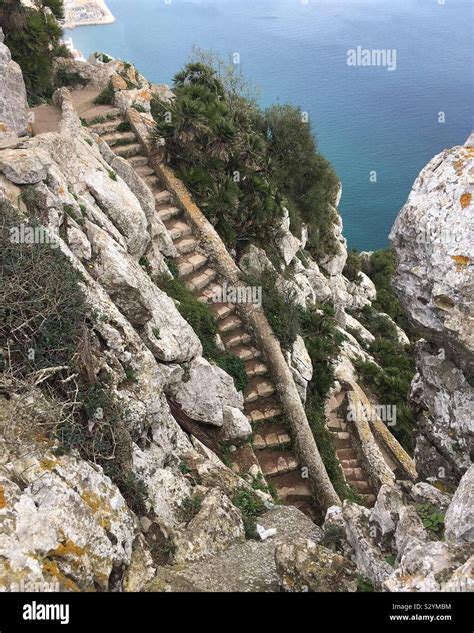 The Mediterranean Steps Viewed From The Top At OHaras Battery