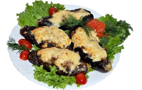 Баклажаны фаршированные — 5 вкусных рецептов из баклажанов