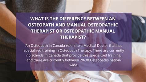 What Is Manual Osteopathic Therapy