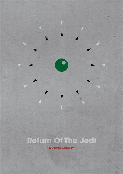 RETURN OF THE JEDI Minimalist Poster By Jamie Bolton Via Behance