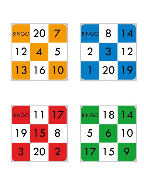 Bingo Del Al Bingo De Numeros Bingo Para Imprimir Bingo