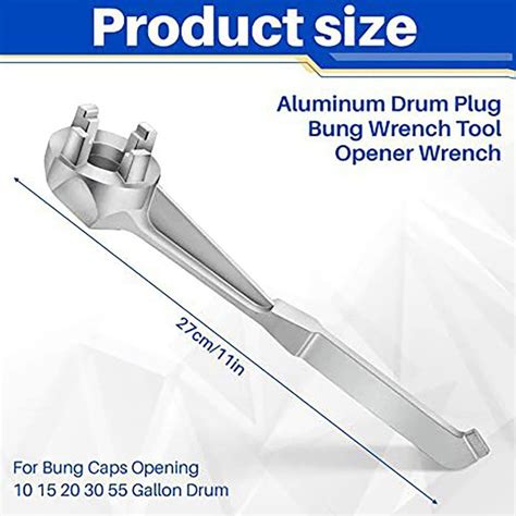 Aluminum Drum Plug Wrench Universal Barrel Opener Tool Bung Wrench Ebay