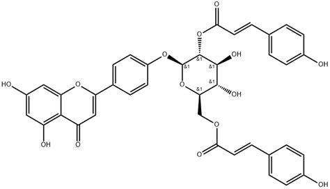 Apigenin 4 O 2 6 di O E p coumaroyl glucoside品牌源叶上海源叶生物科技有限公司 盖德化工网