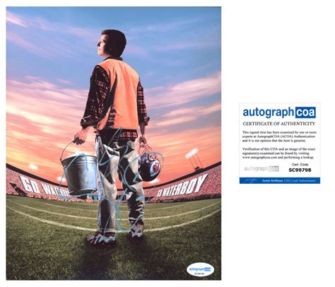 Adam Sandler Waterboy Signed Autograph 8x10 Photo ACOA | Outlaw Hobbies ...