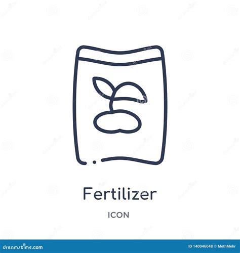 Linear Fertilizer Icon From Agriculture Farming And Gardening Outline