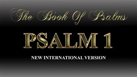 Psalm 1 NIV Audio Bible With Lyrics YouTube